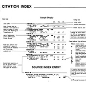 Eugene Garfield publishes the first edition of the <i>Science Citation Index</i>, which indexes scientific literature through references in papers.