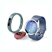 Consumer electronics companies like Fitbit begin releasing activity trackers that track movement, steps and heart rate through signal processing, uploading data via the internet to a cloud service to be processed and analyzed.