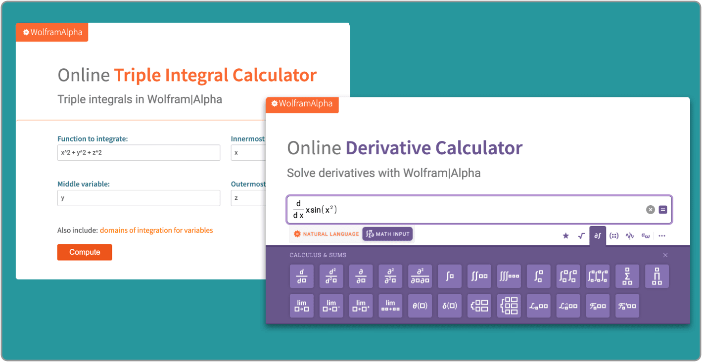 Imagen de página de calculadoras