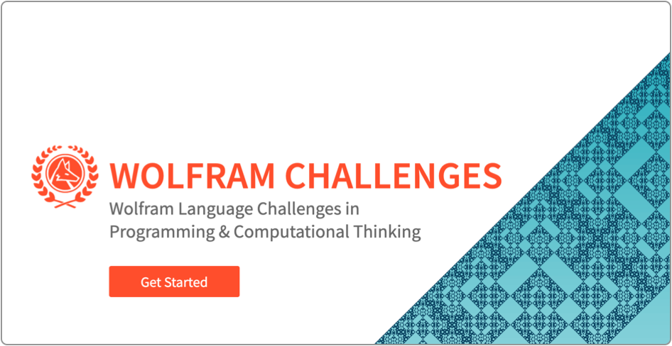 Imagen de página principal de Desafíos Wolfram
